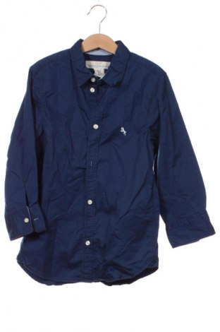 Kinderhemd H&M L.O.G.G., Größe 7-8y/ 128-134 cm, Farbe Blau, Preis 6,00 €