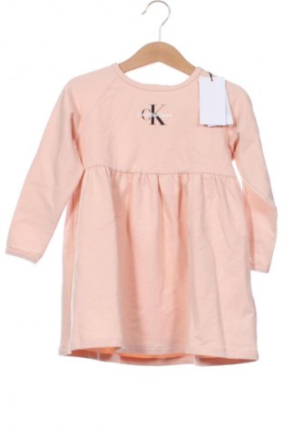 Dětské šaty  Calvin Klein Jeans, Velikost 18-24m/ 86-98 cm, Barva Popelavě růžová, Cena  1 089,00 Kč