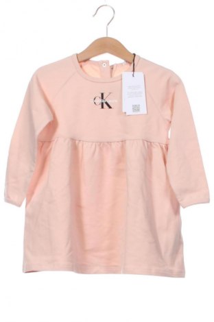 Kinderkleid Calvin Klein Jeans, Größe 18-24m/ 86-98 cm, Farbe Aschrosa, Preis 65,99 €