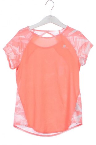 Kinder T-Shirt Domyos, Größe 7-8y/ 128-134 cm, Farbe Orange, Preis 10,00 €