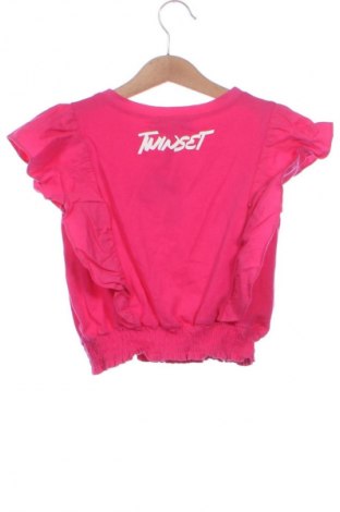 Dziecięcy T-shirt TWINSET, Rozmiar 6-7y/ 122-128 cm, Kolor Różowy, Cena 67,99 zł