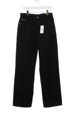 Dziecięce jeansy Calvin Klein Jeans, Rozmiar 13-14y/ 164-168 cm, Kolor Czarny, Cena 387,99 zł