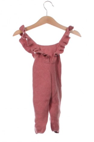 Detský overal Zara, Veľkosť 6-9m/ 68-74 cm, Farba Popolavo ružová, Cena  10,00 €