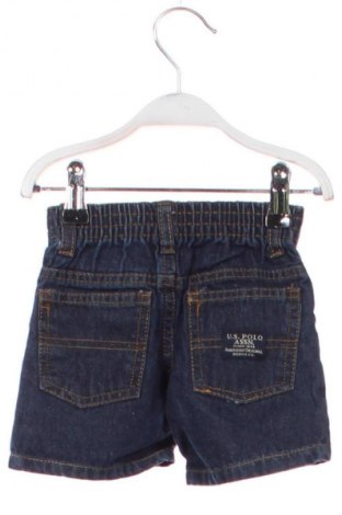 Παιδικό κοντό παντελόνι U.S. Polo Assn., Μέγεθος 9-12m/ 74-80 εκ., Χρώμα Μπλέ, Τιμή 13,80 €