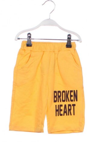 Παιδικό κοντό παντελόνι Unbranded, Μέγεθος 4-5y/ 110-116 εκ., Χρώμα Κίτρινο, Τιμή 6,14 €