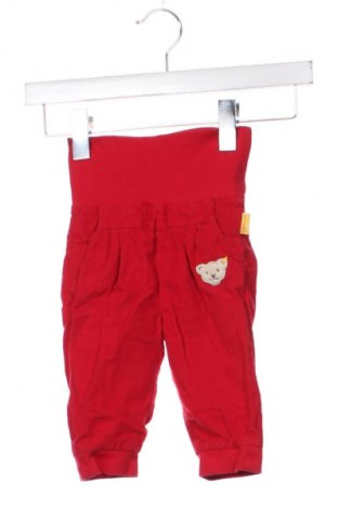 Dětské kalhoty  Steiff, Velikost 3-6m/ 62-68 cm, Barva Červená, Cena  520,00 Kč