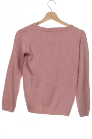 Kinderpullover Unbranded, Größe 7-8y/ 128-134 cm, Farbe Aschrosa, Preis 8,75 €