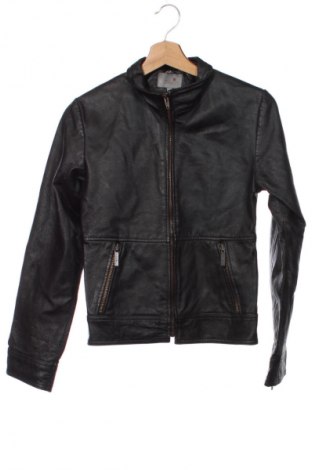 Detská kožená bunda  H&M, Veľkosť 12-13y/ 158-164 cm, Farba Čierna, Cena  25,71 €