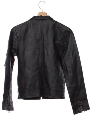 Detská kožená bunda  H&M, Veľkosť 12-13y/ 158-164 cm, Farba Čierna, Cena  25,71 €