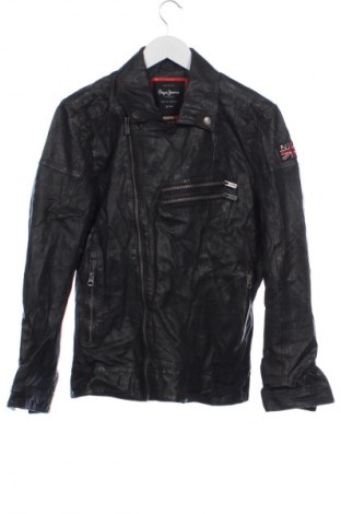 Kinder Lederjacke Pepe Jeans, Größe 15-18y/ 170-176 cm, Farbe Schwarz, Preis € 68,99