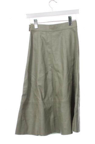 Fustă de piele H&M, Mărime XS, Culoare Verde, Preț 61,99 Lei