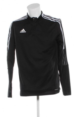 Ανδρική μπλούζα Adidas, Μέγεθος L, Χρώμα Μαύρο, Τιμή 23,99 €