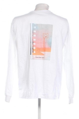 Bluză de bărbați Calvin Klein Jeans, Mărime L, Culoare Alb, Preț 219,99 Lei