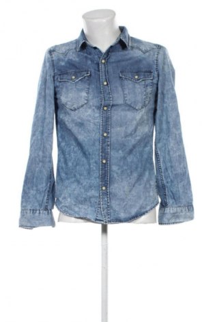 Herrenhemd Bershka, Größe M, Farbe Blau, Preis € 9,99