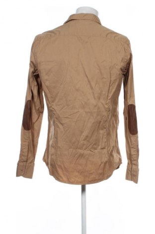 Ανδρικό πουκάμισο Massimo Dutti, Μέγεθος L, Χρώμα Καφέ, Τιμή 18,99 €