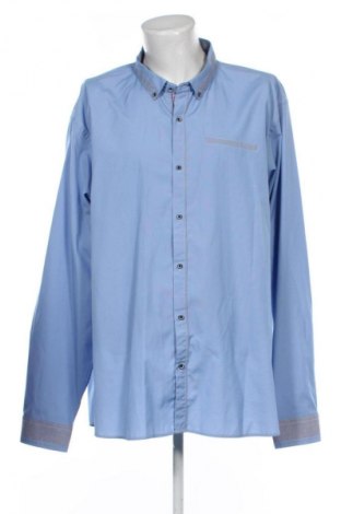 Herrenhemd Unbranded, Größe 5XL, Farbe Blau, Preis € 14,91