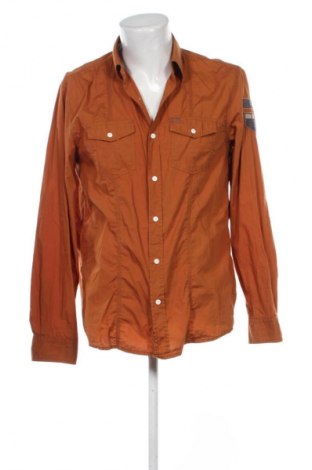 Herrenhemd Unbranded, Größe L, Farbe Orange, Preis € 14,91