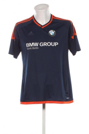 Męski T-shirt Adidas, Rozmiar L, Kolor Niebieski, Cena 62,92 zł