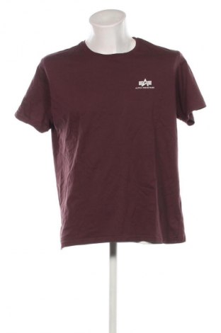 Tricou de bărbați Alpha Industries, Mărime XL, Culoare Roșu, Preț 93,99 Lei