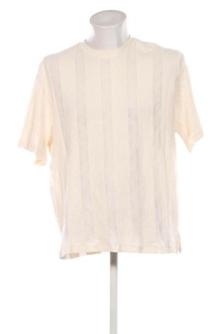 Pánské tričko  Bershka, Velikost L, Barva Krémová, Cena  309,00 Kč