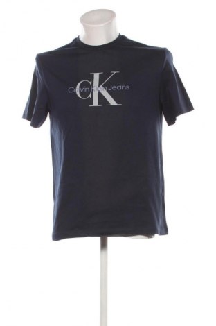 Męski T-shirt Calvin Klein Jeans, Rozmiar S, Kolor Niebieski, Cena 176,99 zł