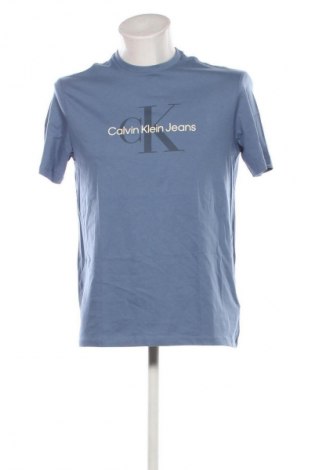 Tricou de bărbați Calvin Klein Jeans, Mărime M, Culoare Albastru, Preț 234,99 Lei