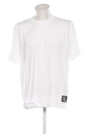 Pánske tričko  Calvin Klein Jeans, Veľkosť L, Farba Biela, Cena  37,95 €
