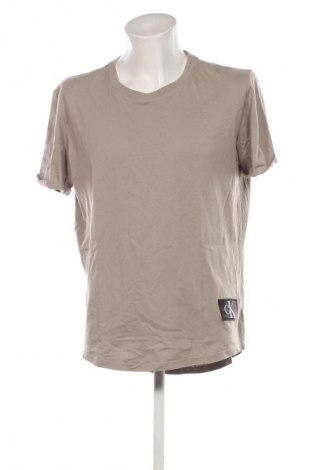 Herren T-Shirt Calvin Klein Jeans, Größe XL, Farbe Grau, Preis 35,99 €