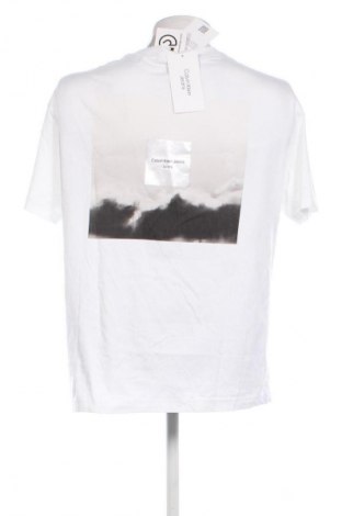 Herren T-Shirt Calvin Klein Jeans, Größe M, Farbe Weiß, Preis € 70,99