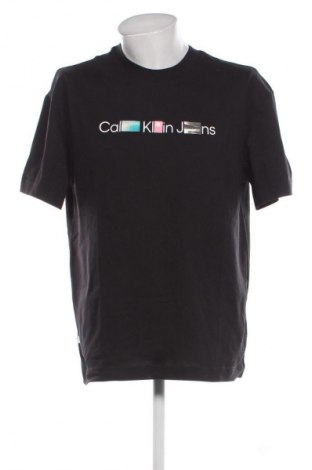 Herren T-Shirt Calvin Klein Jeans, Größe M, Farbe Schwarz, Preis 57,99 €