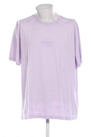 Ανδρικό t-shirt Calvin Klein Jeans, Μέγεθος XXL, Χρώμα Βιολετί, Τιμή 53,99 €