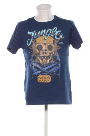 Męski T-shirt Cropp, Rozmiar M, Kolor Niebieski, Cena 22,47 zł