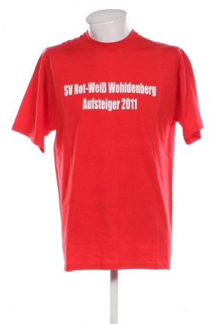Ανδρικό t-shirt Fruit Of The Loom, Μέγεθος XL, Χρώμα Κόκκινο, Τιμή 10,19 €