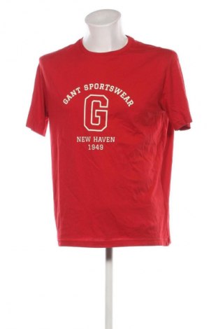 Ανδρικό t-shirt Gant, Μέγεθος L, Χρώμα Κόκκινο, Τιμή 40,99 €