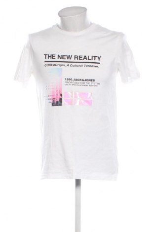 Herren T-Shirt Jack & Jones, Größe M, Farbe Weiß, Preis € 7,99