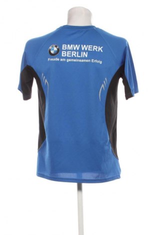 Męski T-shirt James & Nicholson, Rozmiar L, Kolor Niebieski, Cena 31,46 zł