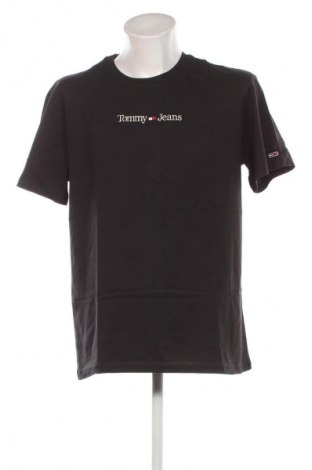 Męski T-shirt Tommy Jeans, Rozmiar XL, Kolor Czarny, Cena 187,99 zł
