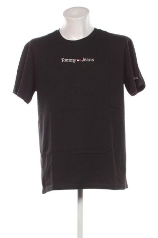 Herren T-Shirt Tommy Jeans, Größe XL, Farbe Schwarz, Preis € 53,99