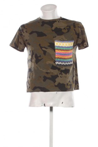 Męski T-shirt Zara Trafaluc, Rozmiar S, Kolor Kolorowy, Cena 23,99 zł
