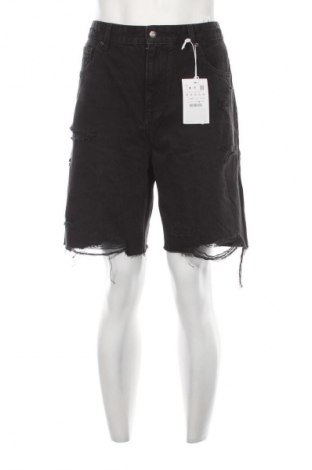 Ανδρικό κοντό παντελόνι Pull&Bear, Μέγεθος L, Χρώμα Μαύρο, Τιμή 19,99 €