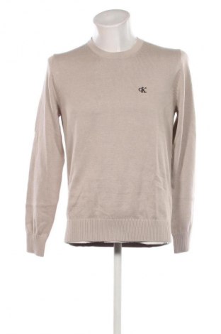 Herrenpullover Calvin Klein Jeans, Größe L, Farbe Beige, Preis 104,99 €