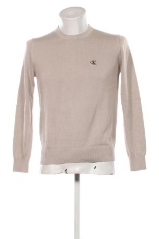 Pulover de bărbați Calvin Klein Jeans, Mărime M, Culoare Bej, Preț 519,99 Lei