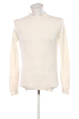 Herrenpullover Calvin Klein Jeans, Größe S, Farbe Ecru, Preis 63,99 €