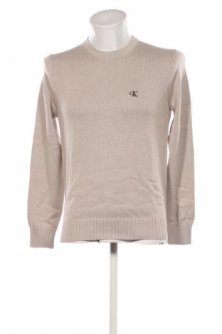 Ανδρικό πουλόβερ Calvin Klein Jeans, Μέγεθος S, Χρώμα  Μπέζ, Τιμή 107,99 €