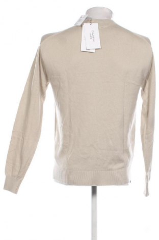 Herrenpullover Calvin Klein Jeans, Größe S, Farbe Beige, Preis 79,99 €