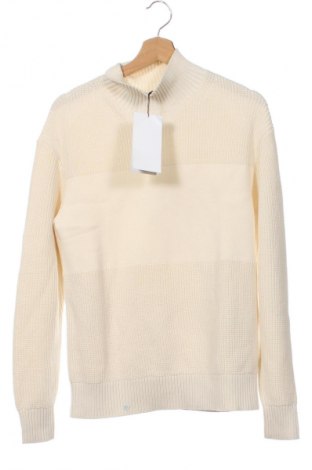 Pulover de bărbați Calvin Klein Jeans, Mărime XS, Culoare Ecru, Preț 244,99 Lei