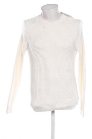 Herrenpullover Calvin Klein Jeans, Größe S, Farbe Weiß, Preis 49,99 €