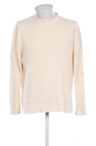 Herrenpullover Calvin Klein Jeans, Größe M, Farbe Ecru, Preis 41,99 €