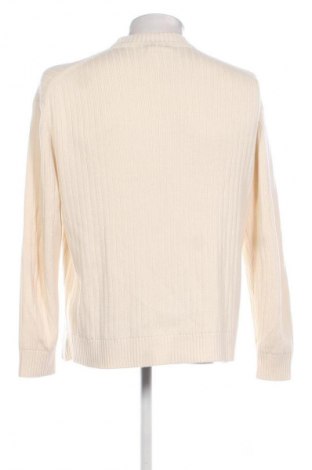 Herrenpullover Calvin Klein Jeans, Größe M, Farbe Ecru, Preis 41,99 €