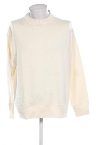 Pulover de bărbați Calvin Klein Jeans, Mărime L, Culoare Ecru, Preț 424,99 Lei